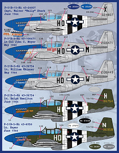 Decal 1/48 "Meyers Maulers Part1" (Furball Aero-Design)