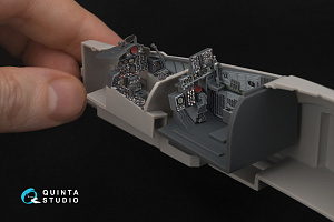 F-4K Phantom FG.1 3D-Printed & coloured Interior on decal paper (Hasegawa) (with 3D-printed resin parts)