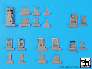 Additions (3D resin printing) 1/48 Sukhoi Su-17/Su-22 Big set (designed to be used with Hobby Boss kits) 