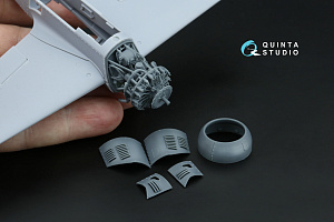 Su-31 Engine With Removed Cowls (Quinta Models)