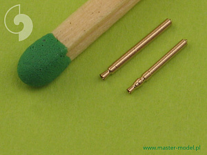 Aircraft detailing sets (brass) 1/72 Messerschmitt Bf-109E-3/Bf-109E-9, Bf-109T armament set (MG.17 tips, MG.FF barrels) 