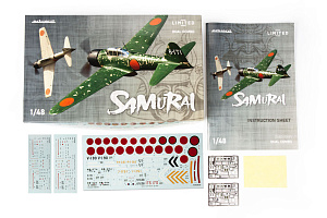 Model kit 1/48 Mitsubishi A6M3 Zero SAMURAI DUAL COMBO (Eduard kits)