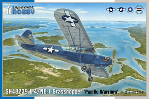 Model kit 1/48 L-4/NE-1 Grasshopper 'Pacific Warriors' (Special Hobby)