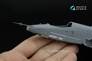 Su-25 Exterior Set Pt.1: muzzle attachments, armored headrest, external sensors, built-in ladder, pitot tubes and antennas  (Zvezda)