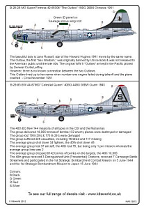 Decal 1/72 Boeing B-29-25-MO Super Fortress (Kits-World)