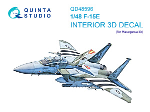 F-15E 3D-Printed & coloured Interior on decal paper (Hasegawa)