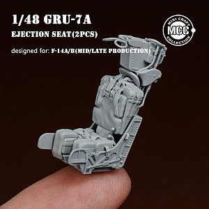 Additions (3D resin printing) 1/48 GRU-7A Ejection Seats for Grumman F-14A/F-14B Tomcat Mid/Late (2pcs) (3D-Printed) (designed to be used with Great Wall Hobby, Hasegawa and Tamiya kits)