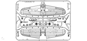 Model kit 1/48 Bell P-39Q Airacobra (Arma Hobby)