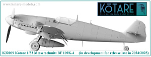 Model kit 1/32 Messerschmitt Bf-109K-4 (Kotare)