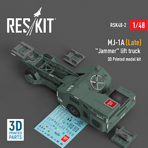 Additions (3D resin printing) 1/48 MJ-1A (Late) "Jammer" lift truck (3D-Printed model kit) (ResKit)