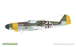 Model kit 1/72 KURFÜRST Bf-109K-4 - Dual Combo - Limited Edition (Eduard kits)