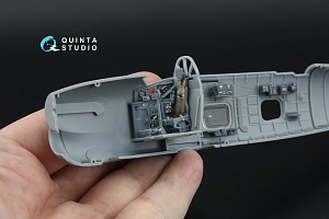 Fairey Barracuda Pilot's Cockpit 3D-Printed & coloured Interior on decal paper (Trumpeter) (with 3D-printed resin parts)
