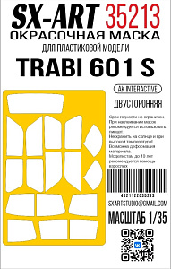Paint Mask 1/35 Trabi 601 S (AK Interactive) two-way (SX-Art)
