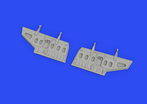 Additions (3D resin printing) 1/48 McDonnell F-4B Phantom airbrakes (designed to be used with Tamiya kits)