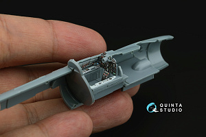 MiG-21R (Grey panels) 3D-Printed & coloured Interior on decal paper (Eduard)