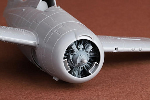 Additions (3D resin printing) 1/48 F4F-4 Wildcat Engine Set (TAM)