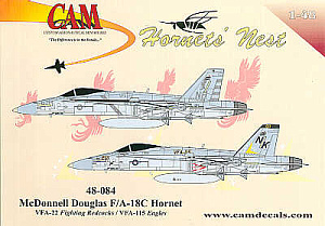 Decal 1/48 McDonnell-Douglas F/A-18C (2) (CAM)