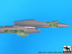 Additions (3D resin printing) 1/72  Lockheed-Martin F-16C Electronics (designed to be used with Tamiya kits) 