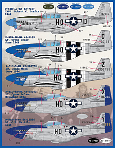 Decal 1/48 "Meyers Maulers Part2" (Furball Aero-Design)