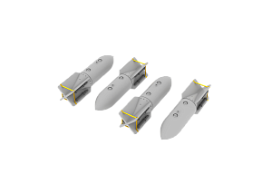 Additions (3D resin printing) 1/72 Messerschmitt Bf-110E (designed to be used with Eduard kits) This Big-Sin set