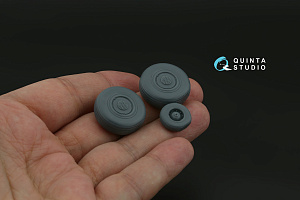 Su-30SM Wheels set with weighted tires (Zvezda)