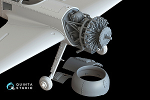 Su-31 Engine With Removed Cowls (Quinta Models)