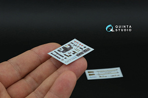 Hs 129B-2 3D-Printed & coloured Interior on decal paper (Takom)