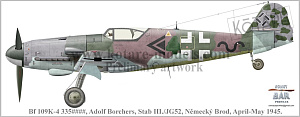 Model kit 1/32 Messerschmitt Bf-109K-4 (Kotare)