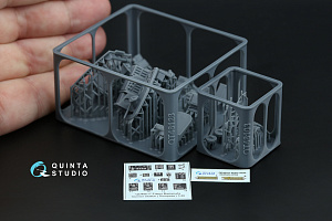 Fairey Barracuda Gunner Station 3D-Printed & coloured Interior on decal paper (Trumpeter) (with 3D-printed resin parts)