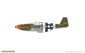 Model kit 1/48 OVERLORD: D-DAY MUSTANGS (Dual Combo kit) P-51B Mustang (Eduard kits)