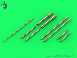 Aircraft detailing sets (brass) 1/72 Focke-Wulf Fw-190A-6 armament set (MG 17, MG 151 barrel tips) & Pitot Tube