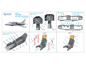 L-39ZA 3D-Printed & coloured Interior on decal paper (Special Hobby)