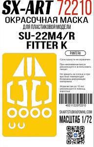 Paint Mask 1/72 Su-22M4/R Fitter K (Pantera)