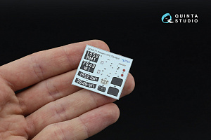 Citroen 11CV 3D-Printed & coloured Interior on decal paper (Tamiya) (with 3D-printed resin parts) 