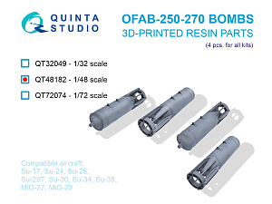 OFAB-250-270 Bombs, 4 pcs (for all kits)