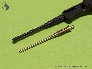 Military vehicle detailing sets (brass) 1/72 Browning M2 HB 12,7 mm gun barrels (2 pcs.)