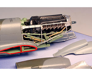 Additions (3D resin printing) 1/48 Spitfire Mk. IX Advanced (designed to be used with Eduard kits)