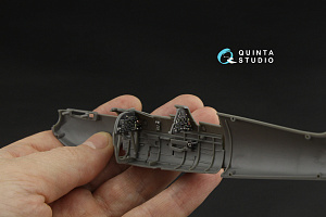 Supermarine Spitfire Tr.9 3D-Printed & coloured Interior on decal paper (Airfix)