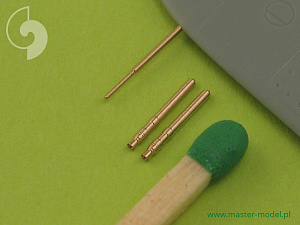 Aircraft detailing sets (brass) 1/72 Messerschmitt Bf-109G-5/G-14, Messerschmitt Bf-109K armament set (MG.131 tips) and Pitot Tube 
