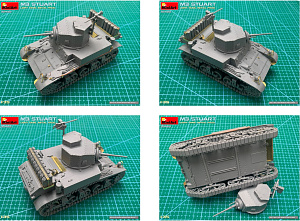 Model kit 1/35 M3 STUART LIGHT TANK (MiniArt)