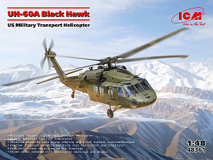 Model kit 1/48 Sikorsky UH-60A Black Hawk (ICM)