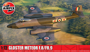 Model kit 1/72 Gloster Meteor F.8/FR.9 (Airfix) (damaged package)