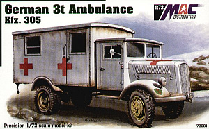 Model kit 1/72 German 3t Ambulance Kfz.305 (MAC Distribution)