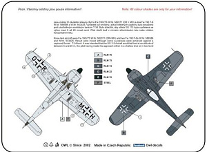 Decal 1/48 Focke-Wulf Fw.190F-8 SG 113 armament (Owl Decals)