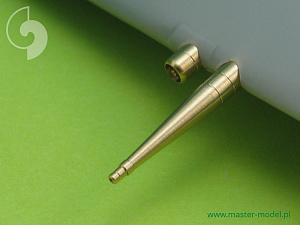 Aircraft detailing sets (brass) 1/72 Supermarine Spitfire E wing early - Hispano 20mm and .50cal in fairings (two versions)