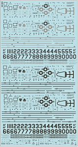 Decal 1/48 Lockheed-Martin F-16 Stencils (LATE) [F-16C F-16D] (Furball Aero-Design)