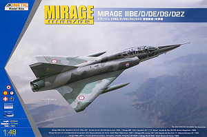 Model kit 1/48 Mirage III BE/D/DE/DS/D2Z (Kinetic Model Kits)