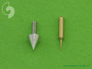 Aircraft detailing sets (brass) 1/72 Grumman F-14A Tomcat early version - nose tip & Angle Of Attack probe 