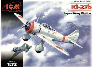 Model kit 1/72 Nakajima Ki-27b Japanese Army Fighter (ICM)