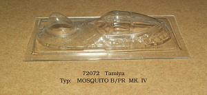Vacu Canopy 1/72 Mosquito B/PR Mk.IV (TAM) (Rob Taurus)